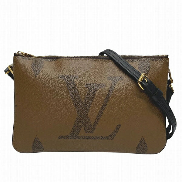 Louis Vuitton Pochette Double Zip Monogram Giant Reverse Shoulder Bag