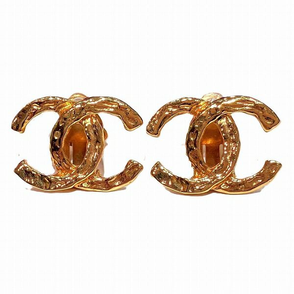 Chanel Coco Mark Vintage Clip On Earrings