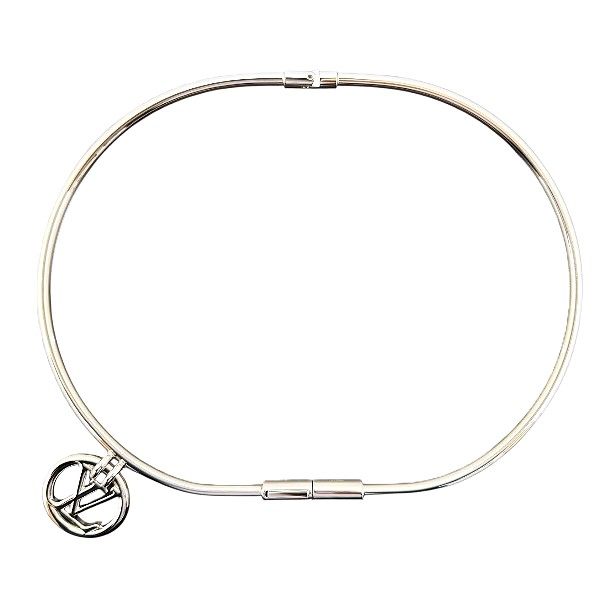 Louis Vuitton Logo Charm Stainless Steel Belt