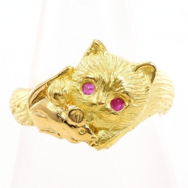 Au750 Ruby Ring