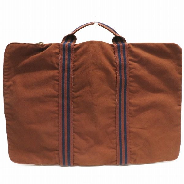 Hermes Herbag Porte Documents Canvas Briefcase