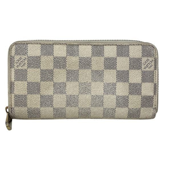 Louis Vuitton Zippy Wallet Damier Azur Long Wallet