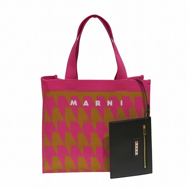 Marni Jacquard Polyester Tote Bag