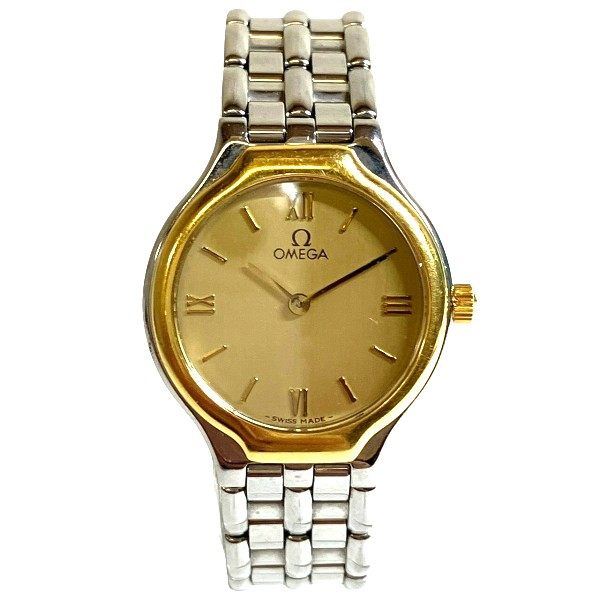 Omega De Ville Stainless Steel Yellow Gold Watch