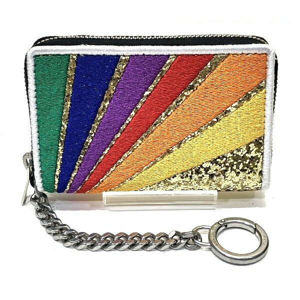 Yves Saint Laurent Canvas Coin Case