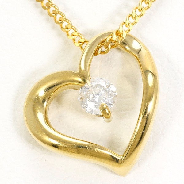 Au750 Heart Diamond Necklace