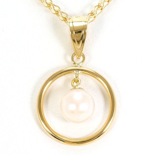 Au750 Pearl Necklace