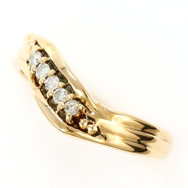 K9 Gold Diamond Ring
