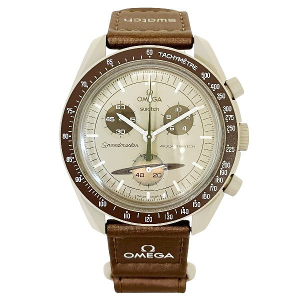Omega Swatch MoonSwatch Mission to Saturn Bioceramic Quartz