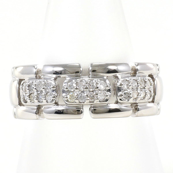 14K White Gold Diamond Ring