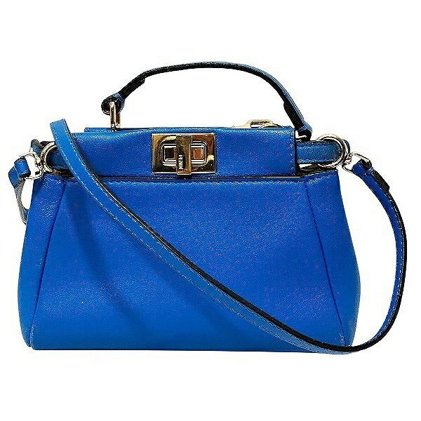 Fendi Micro Peekaboo Leather 2way Bag