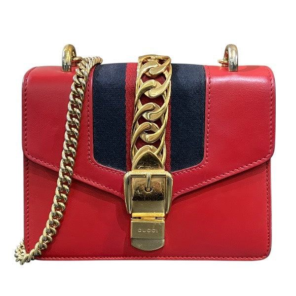 Gucci Sylvie Leather Shoulder Bag
