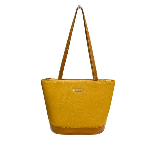 Burberry Saffiano Leather Tote Bag