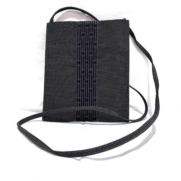 Hermes Herline Canvas Shoulder Bag