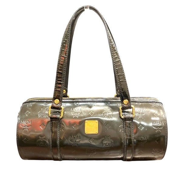 MCM Visetos Monogram Patent Leather Handbag