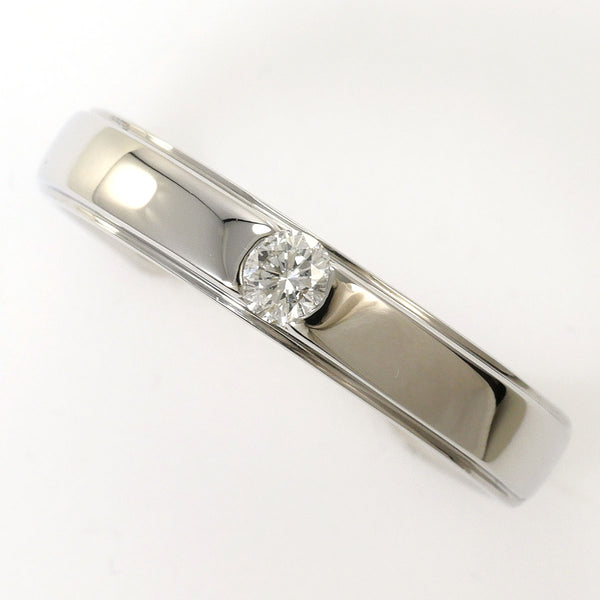 Platinum Diamond Blue Diamond Ring
