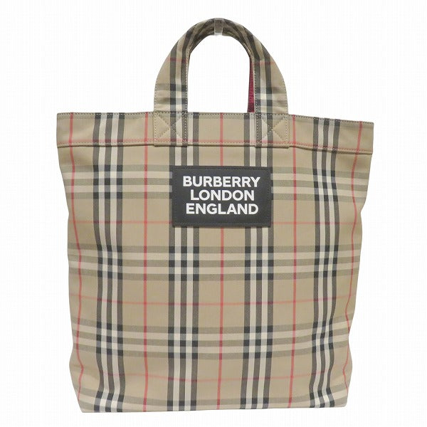 Burberry Cotton Polyester 2way Tote Bag