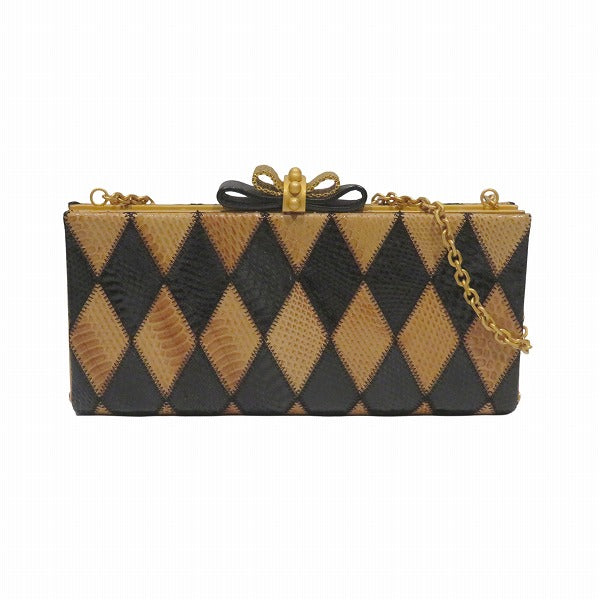 Christian Louboutin Sweet Charity Python Shoulder Bag