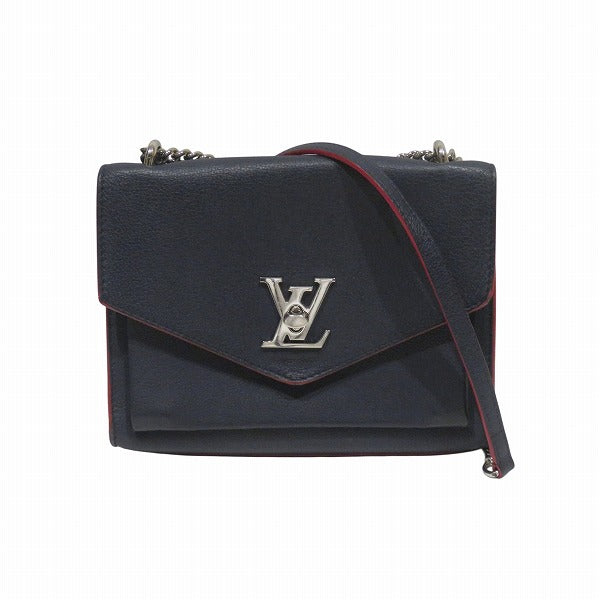Louis Vuitton Mylockme BB Grained Calf Leather Shoulder Bag