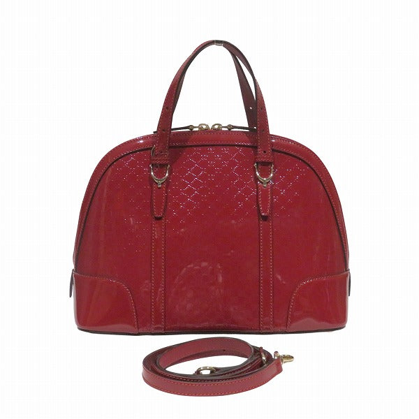 Gucci Microguccissima Patent Leather 2way Bag