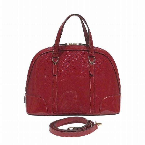 Gucci Microguccissima Patent Leather 2way Bag