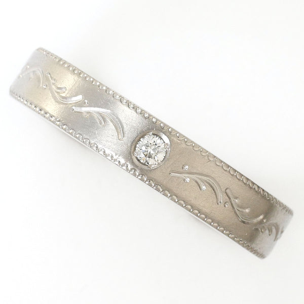 PT900 Platinum Diamond Sapphire Ring