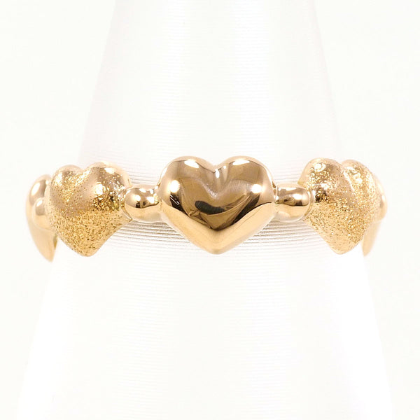 Au750 Pink Gold Heart Ring