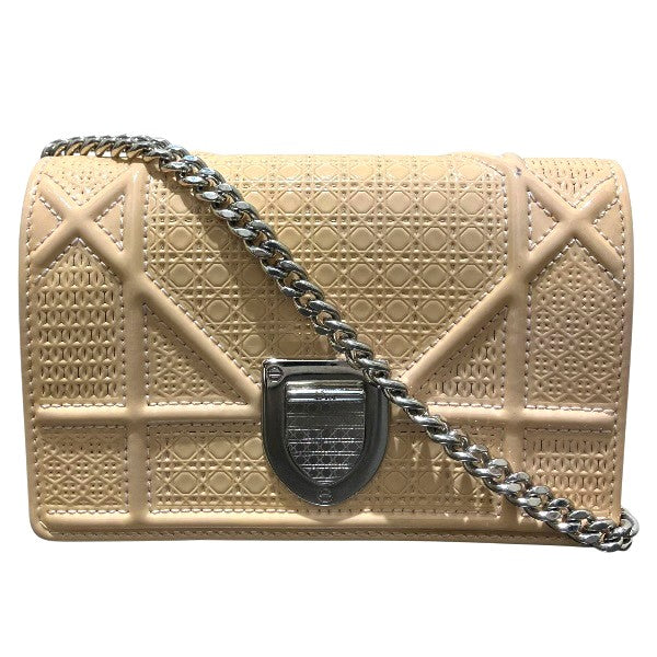 Dior Diorama Patent Leather Shoulder Bag