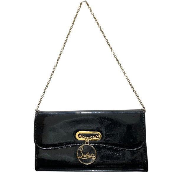 Christian Louboutin Patent Leather 2way Clutch Bag