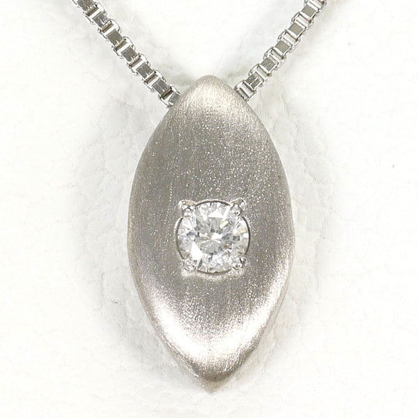 Au750 White Gold Diamond Necklace