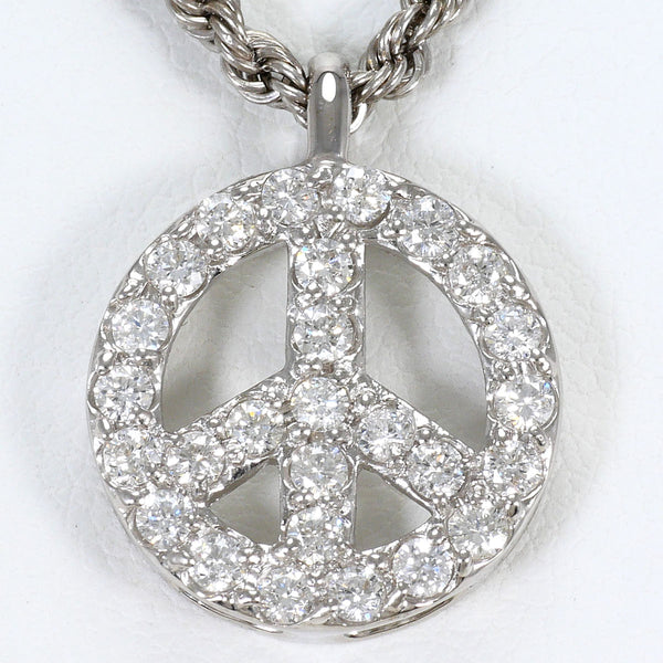 Au750 White Gold Diamond Necklace