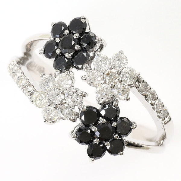 Au585 White Gold Diamond Ring