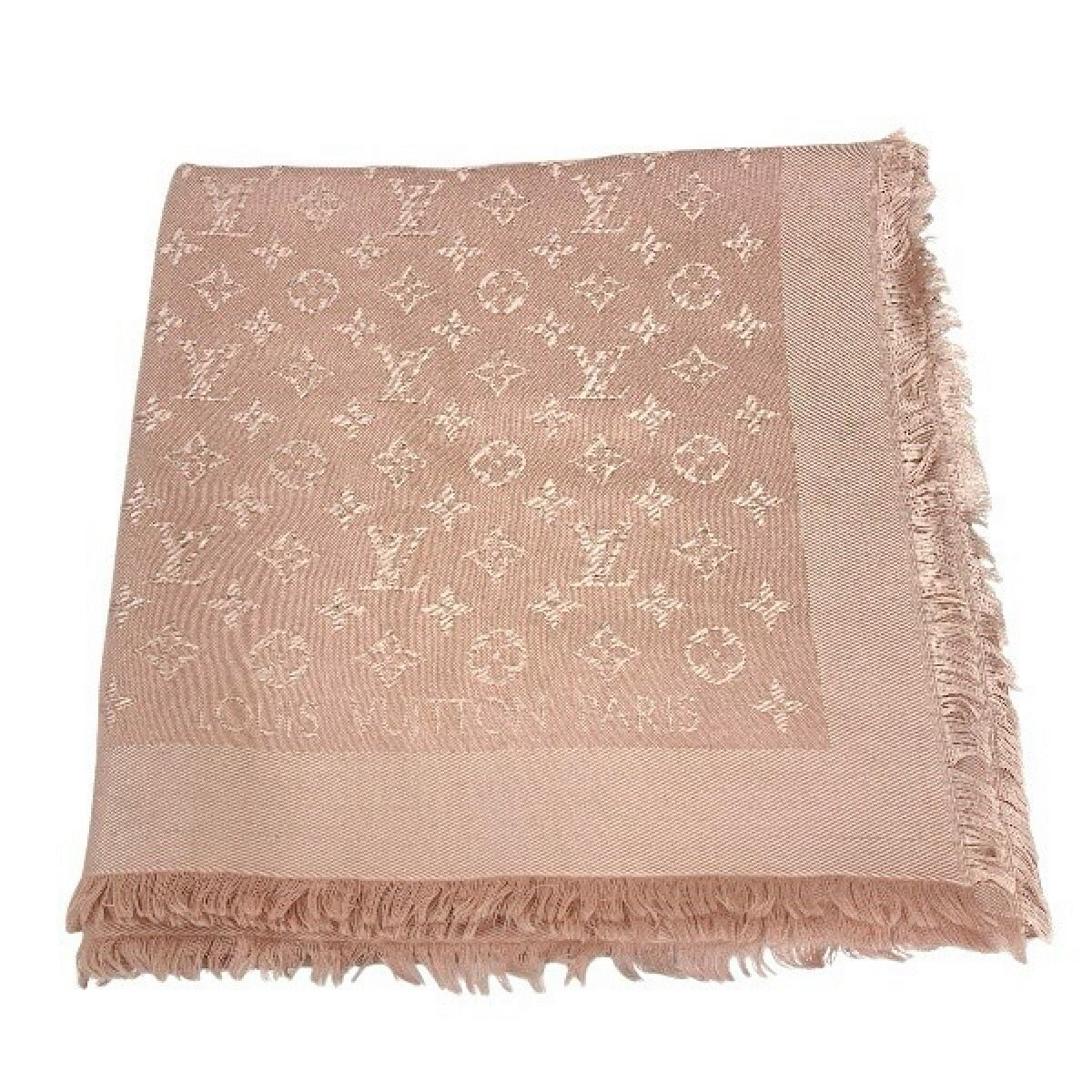 Louis Vuitton Monogram Silk Wool Stole