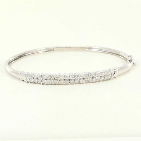 Platinum PT850 Diamond Bangle