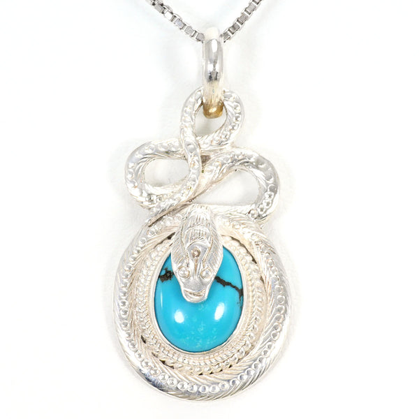 Silver 925 Turquoise Necklace