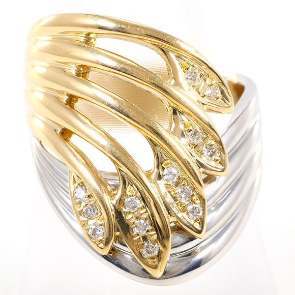 Platinum Au750 Yellow Gold Diamond Ring