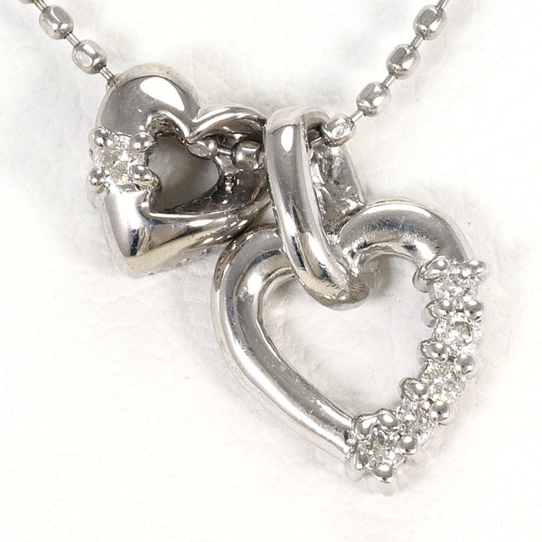 Au750 White Gold Diamond Necklace
