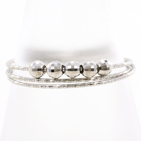 Au750 White Gold Adjustable Ring