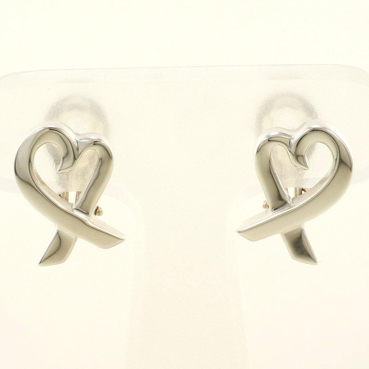 Tiffany & Co. Loving Heart Silver Earrings