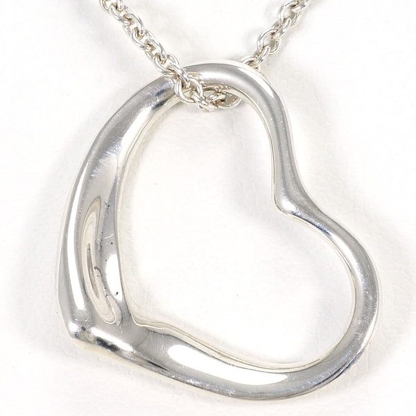 Tiffany & Co. Open Heart Silver Necklace