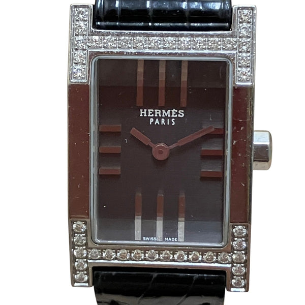 Hermes Tandem Steel Wristwatch