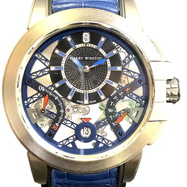 HARRY WINSTON Ocean Project Z10 Leather Watch Limited Edition