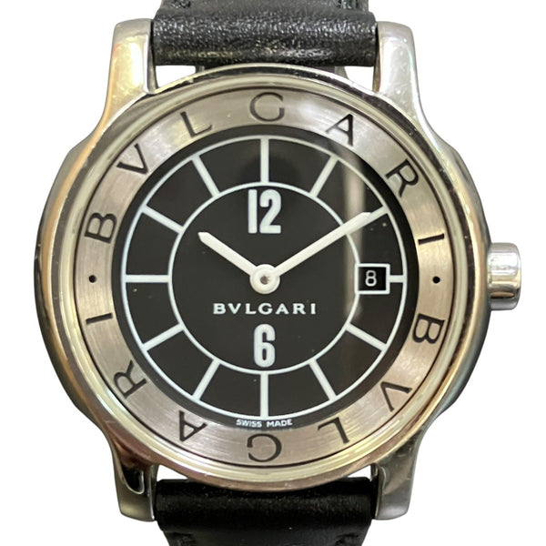 Bvlgari Solo Tempo Stainless Steel Wristwatch
