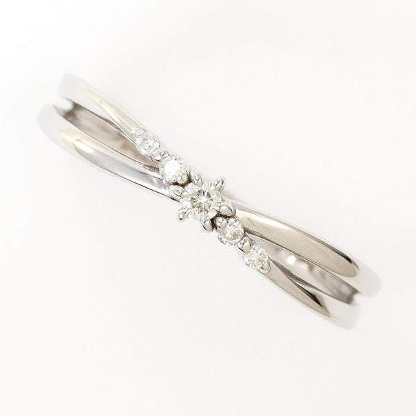 Maison Jewel 10K White Gold Diamond Ring
