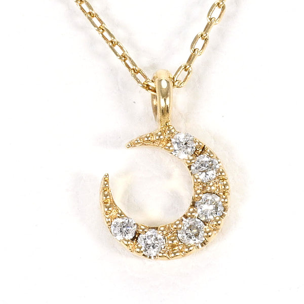 4℃ K10 Gold Diamond Necklace