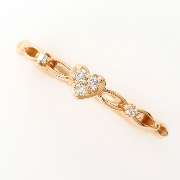 canal4℃ K10 Pink Gold Diamond Ring