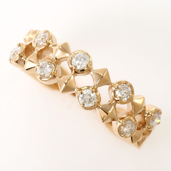 Au750 Pink Gold Diamond Ring