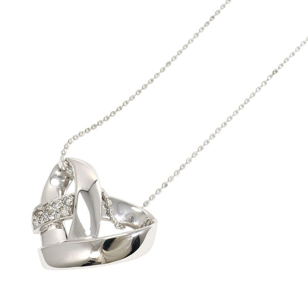 Au750 White Gold Diamond Necklace
