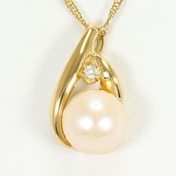 Au750 Pearl Diamond Necklace