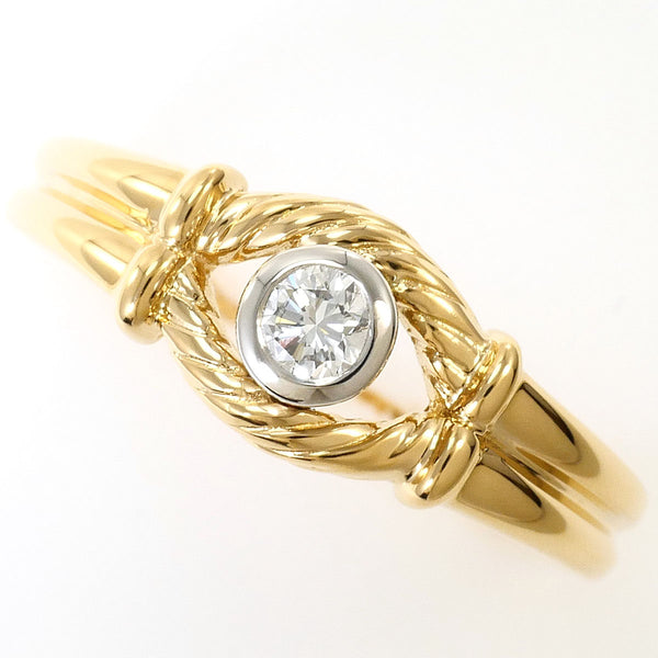 Platinum Au750 Yellow Gold Diamond Ring